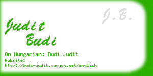 judit budi business card